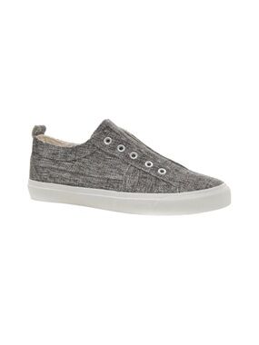 Corkys Bobalu Grey White Slip On Sneakers Womens size 7